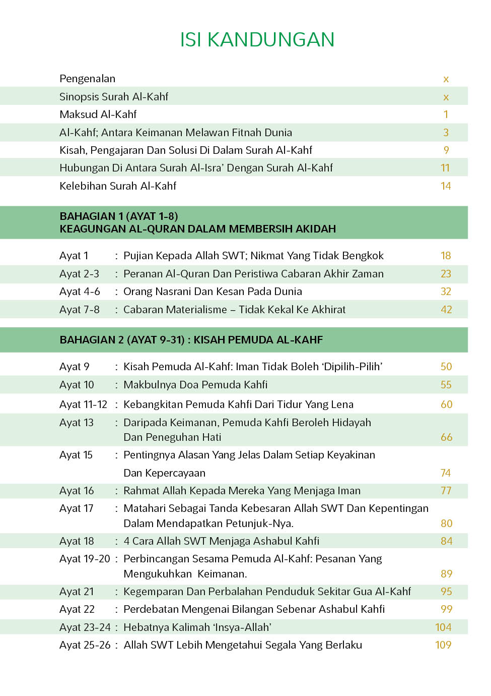 Tadabbur & Aplikasi Surah Al-Kahf - Fazrul Ismail
